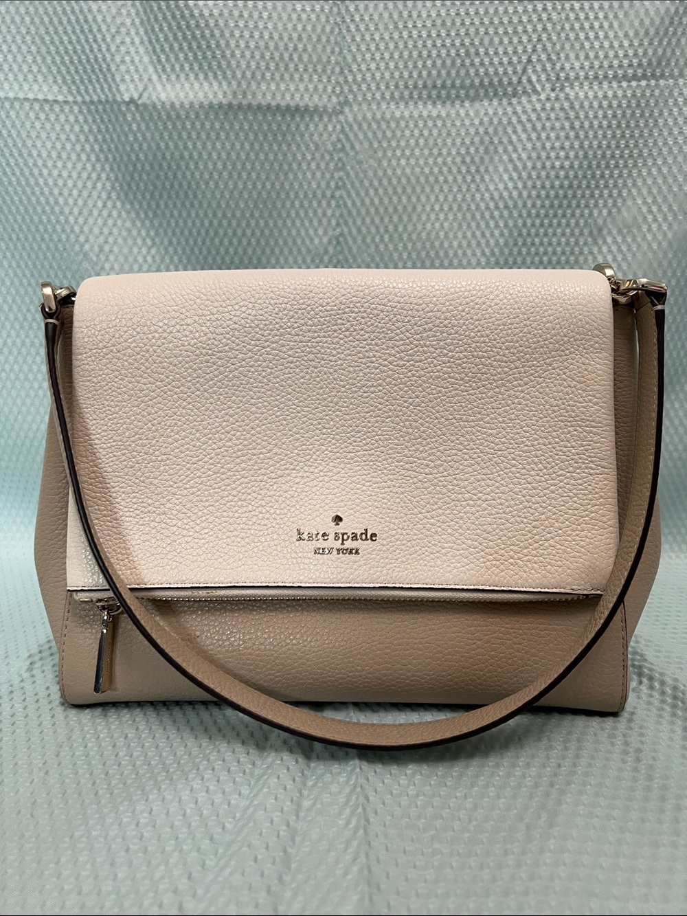 kate spade Blush Pink Pebbled Leather Shoulder Bag